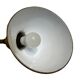 Pair of exterior or interior wall lights in gilded metal, 60s/80s