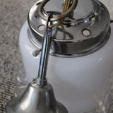 70s pendant light with an elongated shape