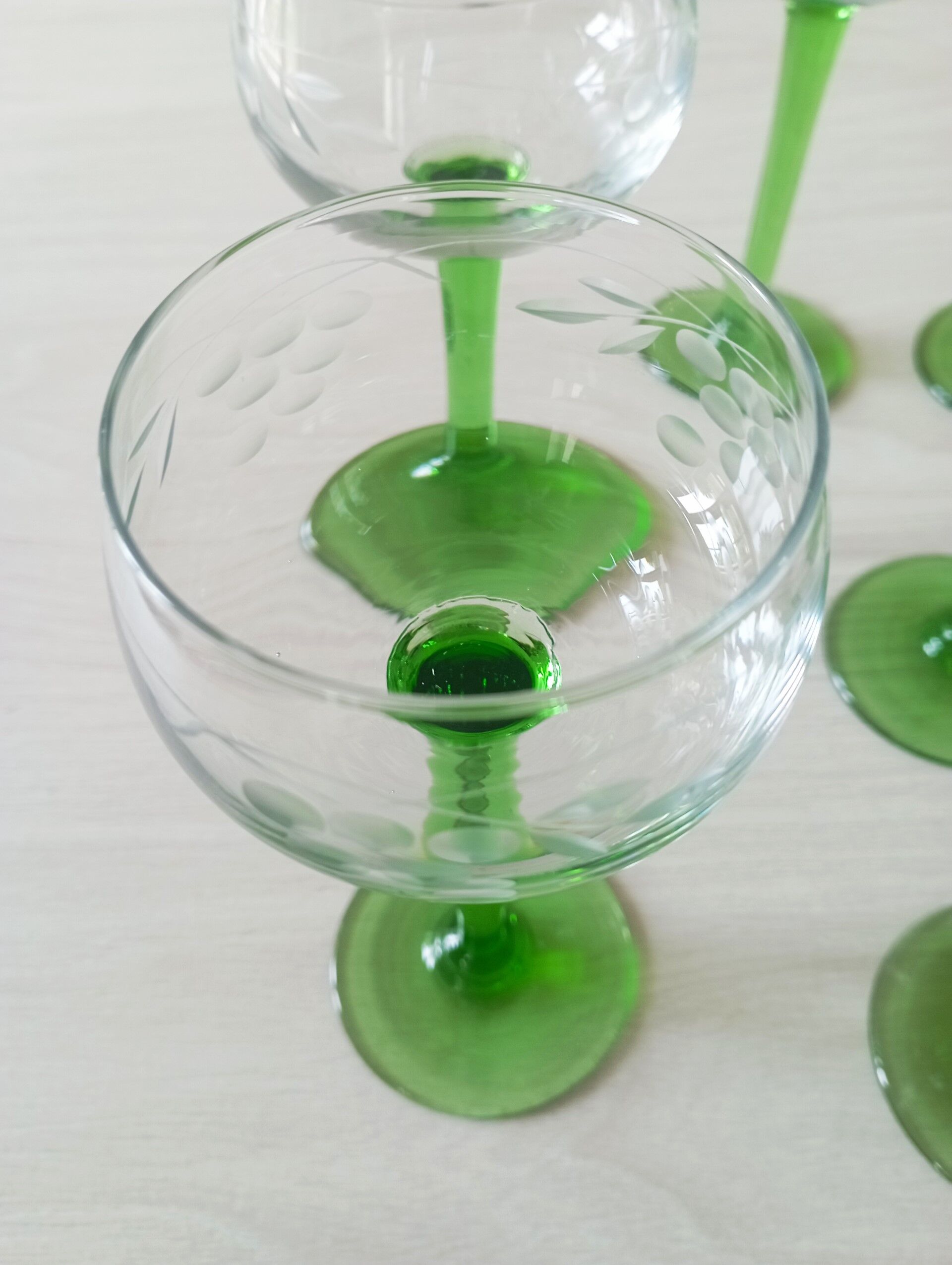 Set of 8 Alsace wine glasses