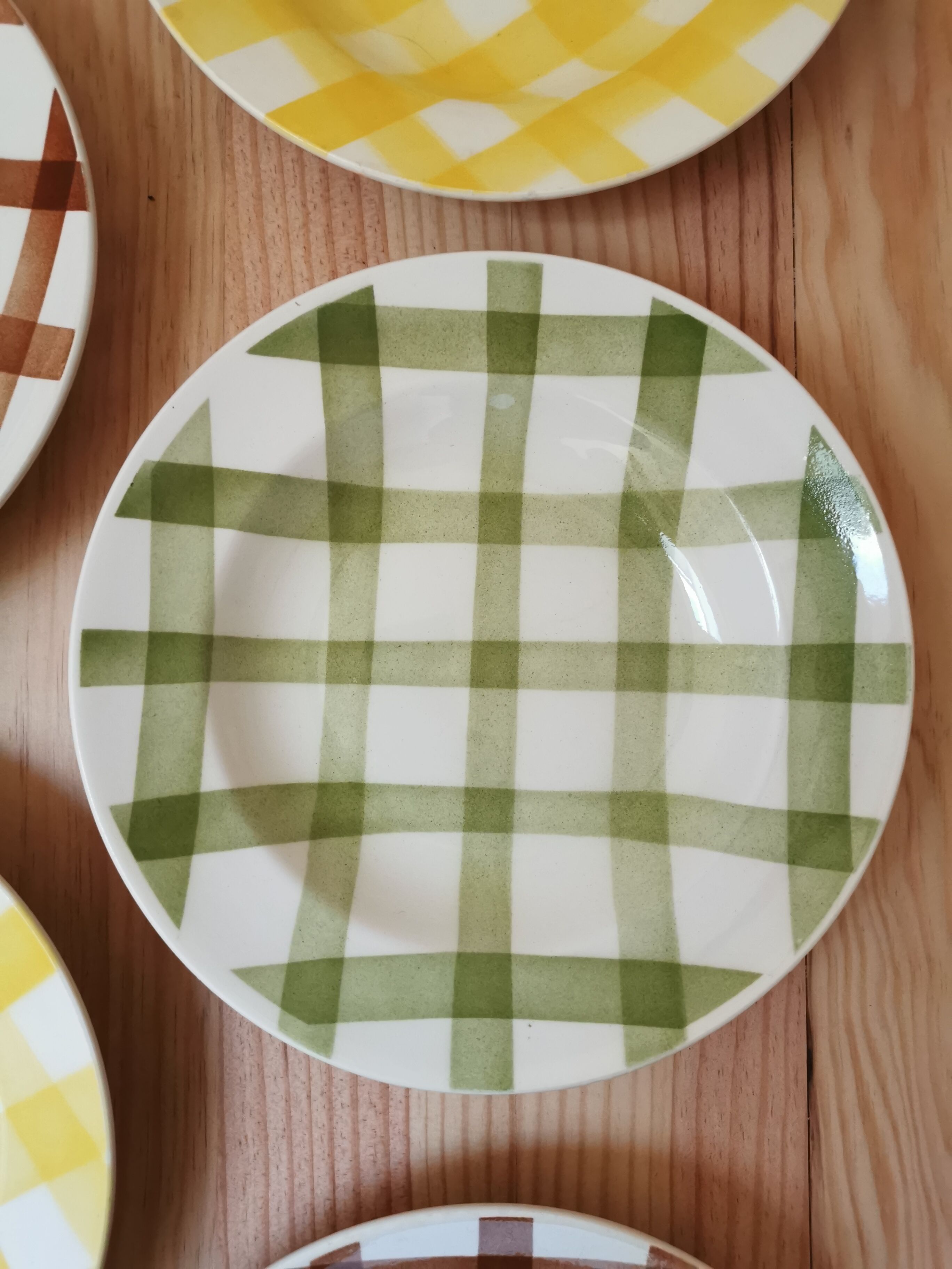 Mismatched vintage hollow plates
