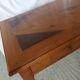Bureau style Louis XVI en bois exotique