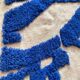 Wool rug with geometric patterns 200/300