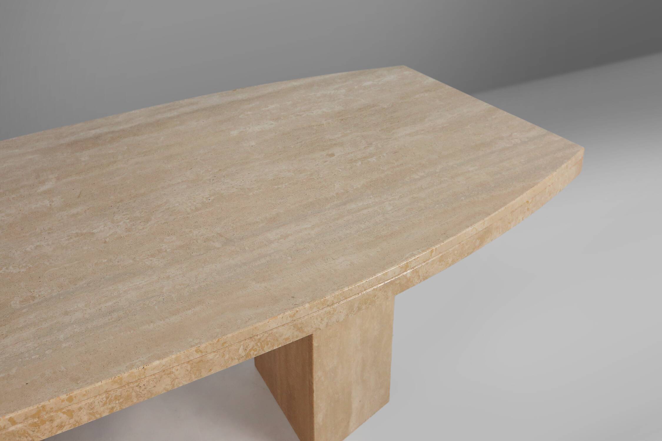 Dinner Table in Travertine, France, 1960s