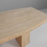Dinner Table in Travertine, France, 1960s