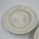 Boch Frères white plate duo