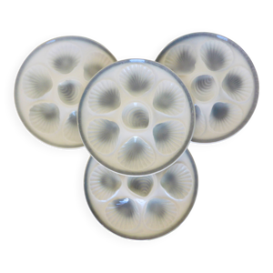 4 assiettes à huitres - moulin loups