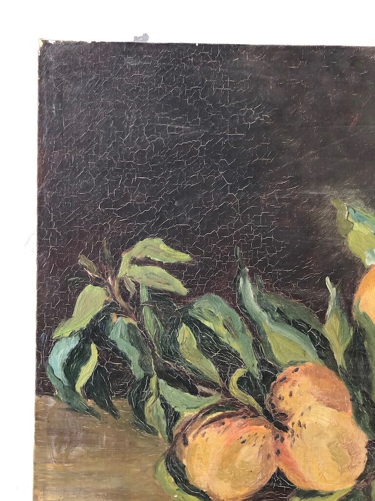 Orange oil canvas at the end of the 19th century