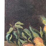 Orange oil canvas at the end of the 19th century