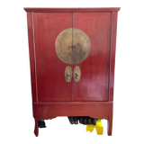 Armoire chinoise ancienne en bois laqué