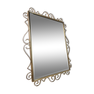 Vintage gold mirror with ornate frame