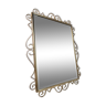 Vintage gold mirror with ornate frame
