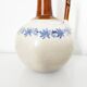 Saint Uze small vase / jug earthenware steel clay