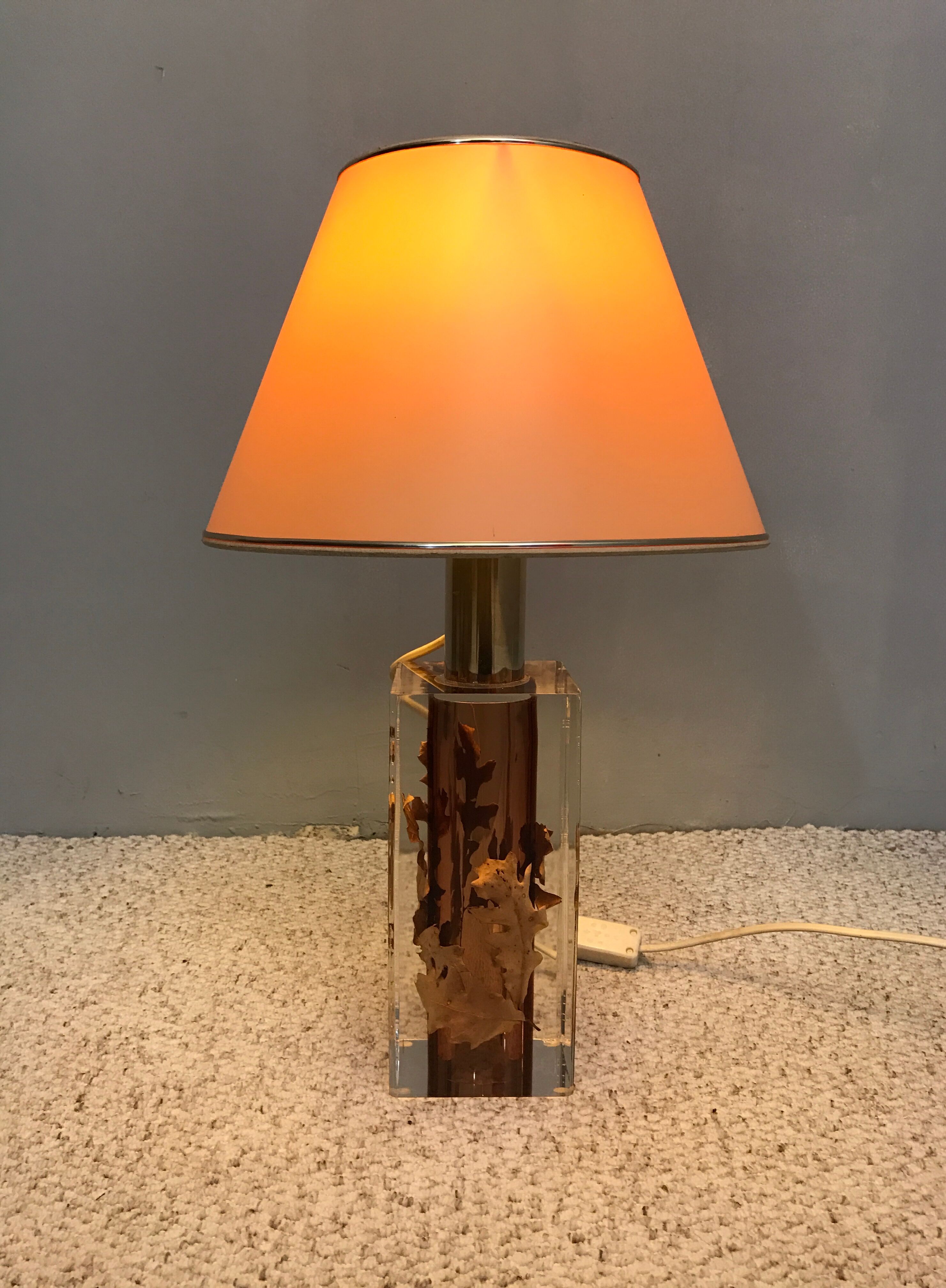 Pierre Giraudon 1960 resin lamp