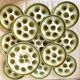Moulin des Loups oyster plates and matching dish - 1970