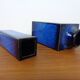 Blue Japanese ceramic vases, 1960s, set of 2