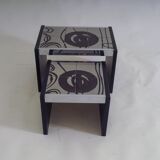 Set of 2 tiled nesting side tables
