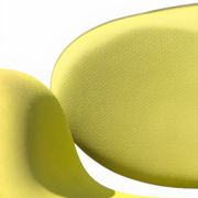 Little Tulip armchair by Pierre Paulin for Artifort in green fabric.