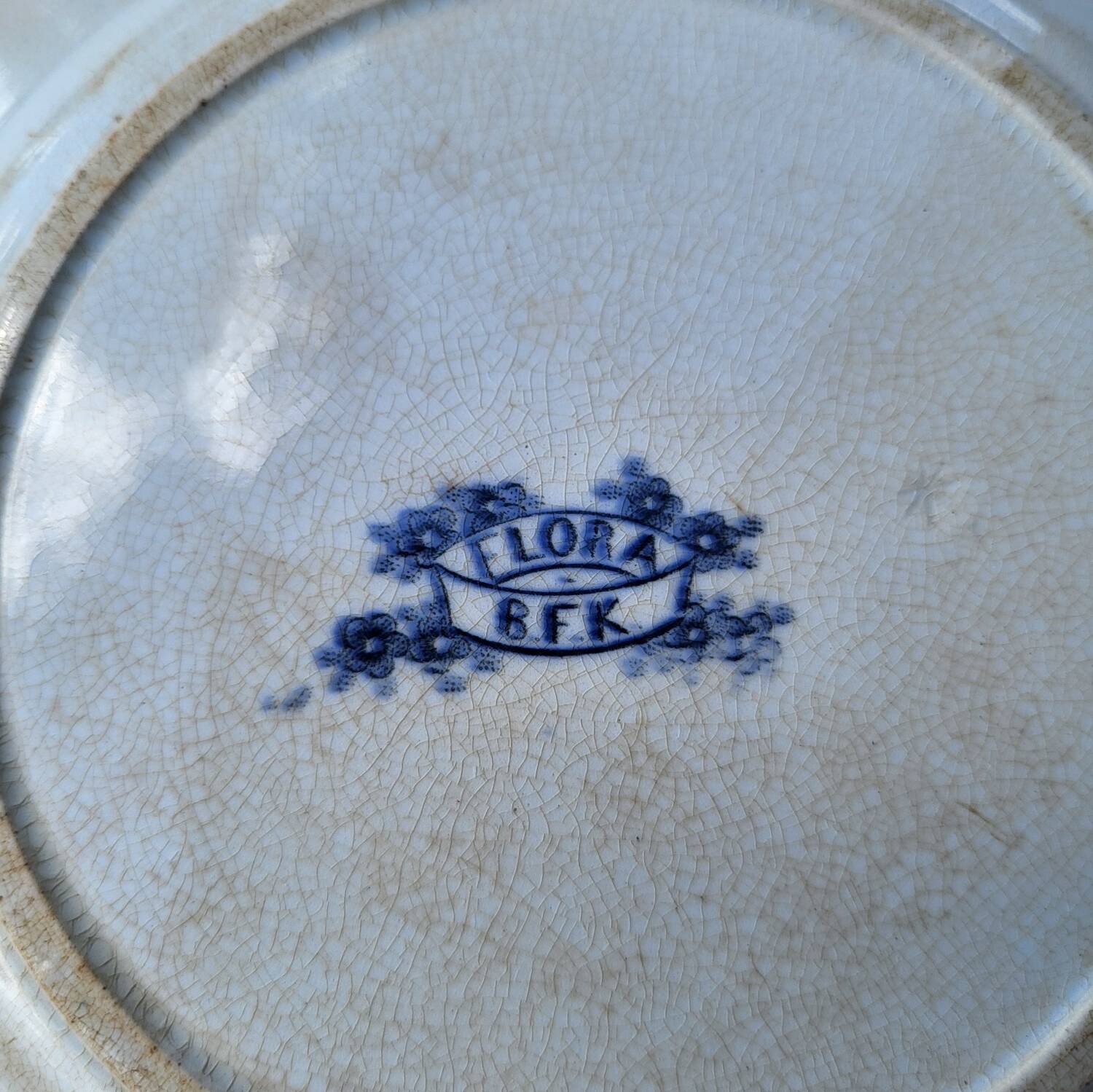 BFK Flora & Vögel Ironstone Plate