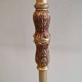 Brass and bronze floor lamp three arms