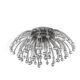 Valenti Luce for Studio Tetrarch. “Pistillo” pendant light. 1970s.