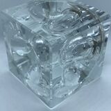 Cubic table lighter in cristral