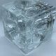 Cubic table lighter in cristral