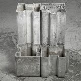 Set of 4 puzzle planters Switzerland 1950s