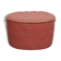 1950s linen chest in dark pink