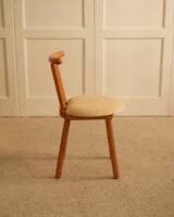 Italian chairs in wood and velvet