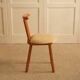 Italian chairs in wood and velvet