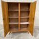 Armoire en bois style rotin