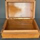 Solid wood jewelry box