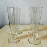 Set of 4 vintage champagne glasses