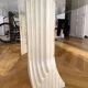White marble dining table, Samo by Carlo Scarpa, Italy, 1970s