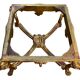 Table de milieu en bois doré table basse Louis XVI