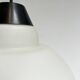 Round opal glass ceiling lamp by Philips, 1950s
