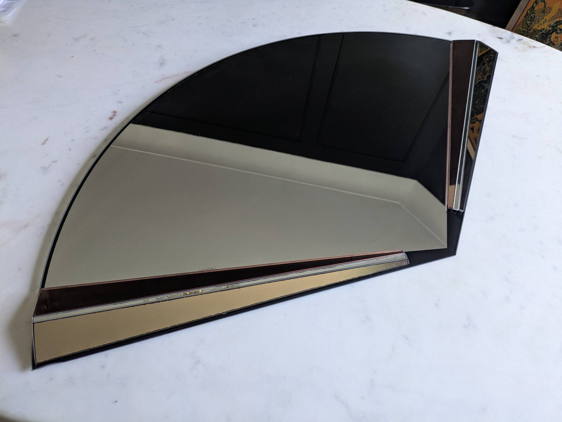 Super miroir éventail style Art Deco 80'