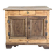 Vintage Raw Wood Buffet Flea Market