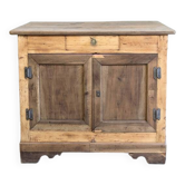 Vintage Raw Wood Buffet Flea Market