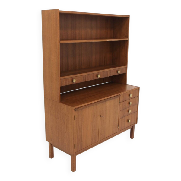 Secrétaire scandinave en teck, Suède, 1960