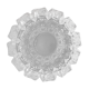 Empty pocket in chiseled glass