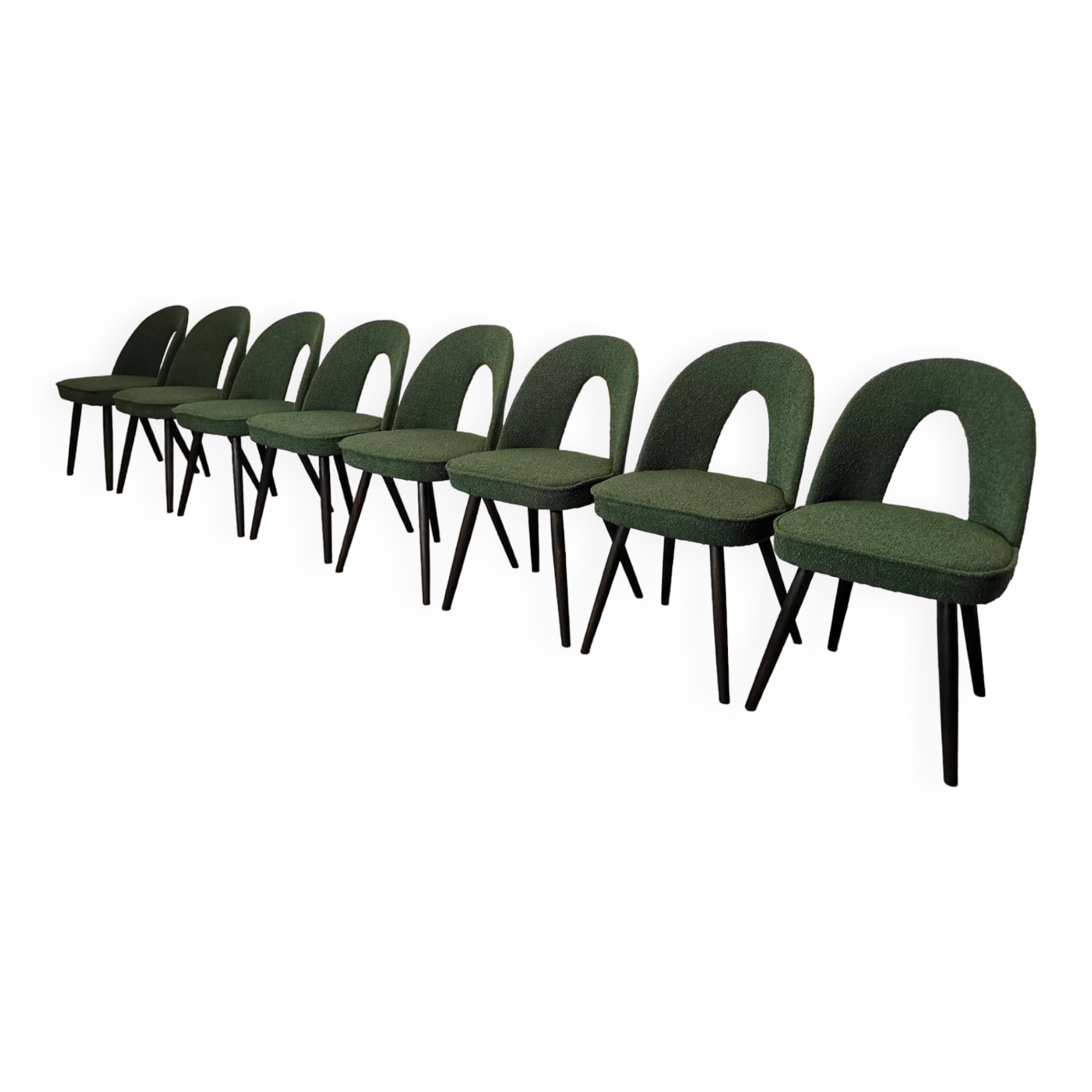 Chaises de salle à manger par Antonin Suman, 1960s, Set de 8