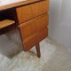Scandinavian vintage office of the 60s light oak