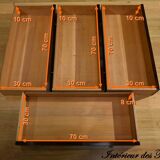 Modular Mahogany Furniture, Maison Martin Dupuis – 1970