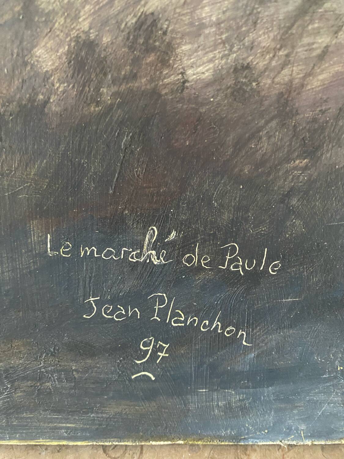 Still life signed Jean Planchon from 1997