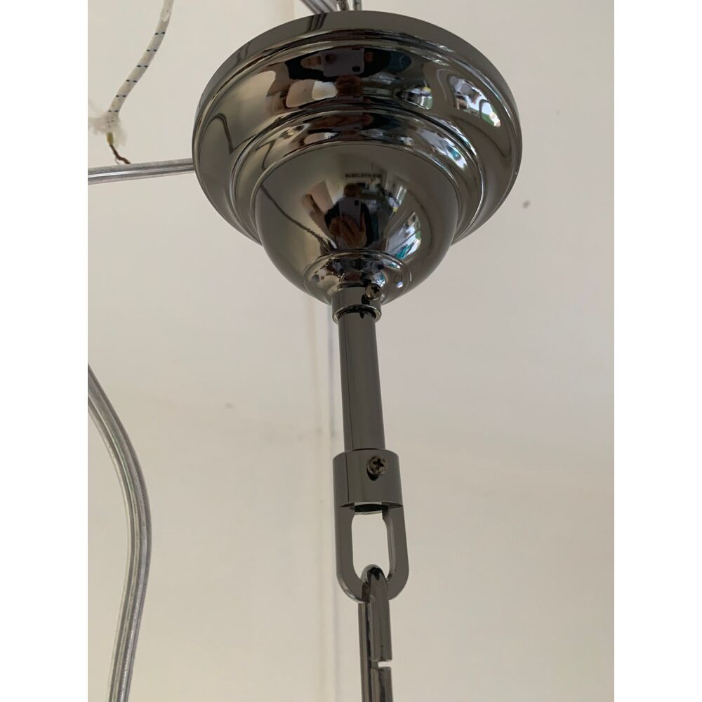 Lustre en cascade en verre de murano