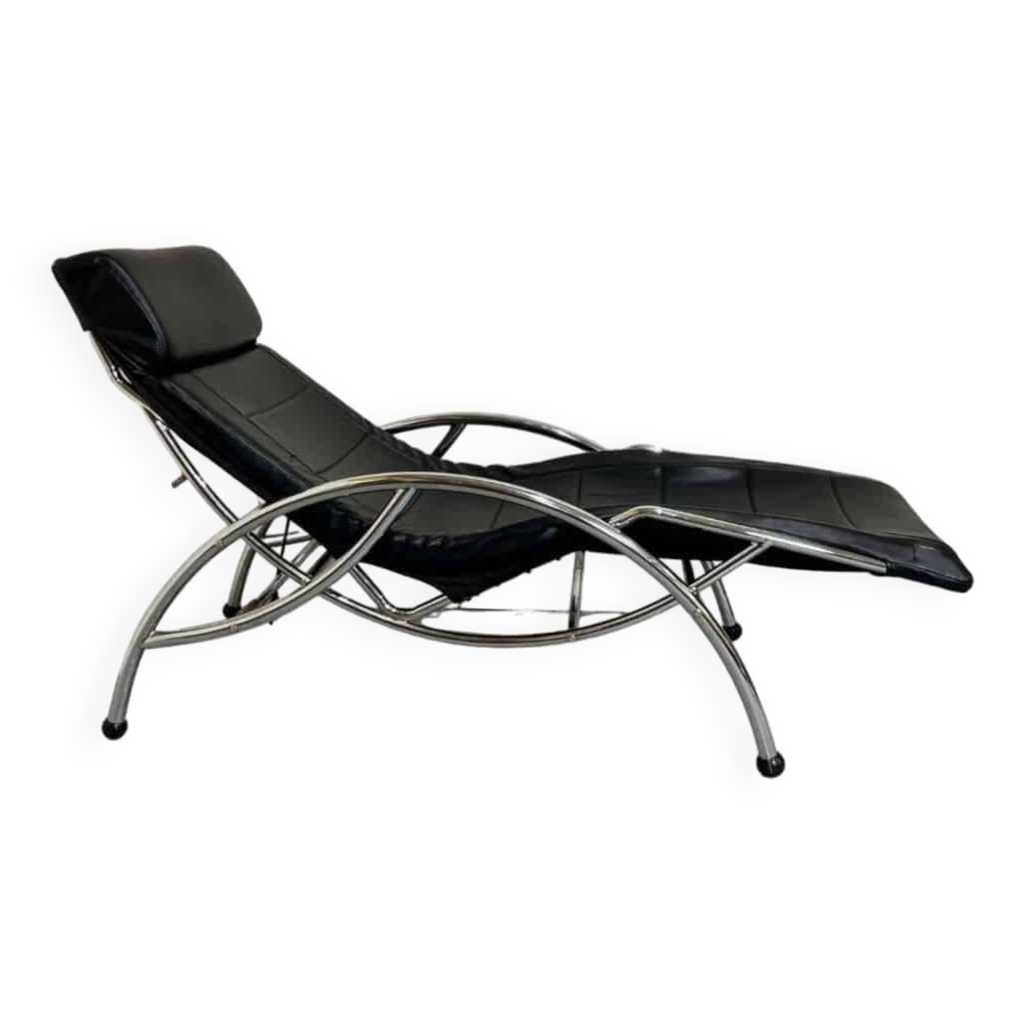 Vintage 1970s rocking lounge chair