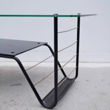 Coffee table and magazine rack by Bobois 1960