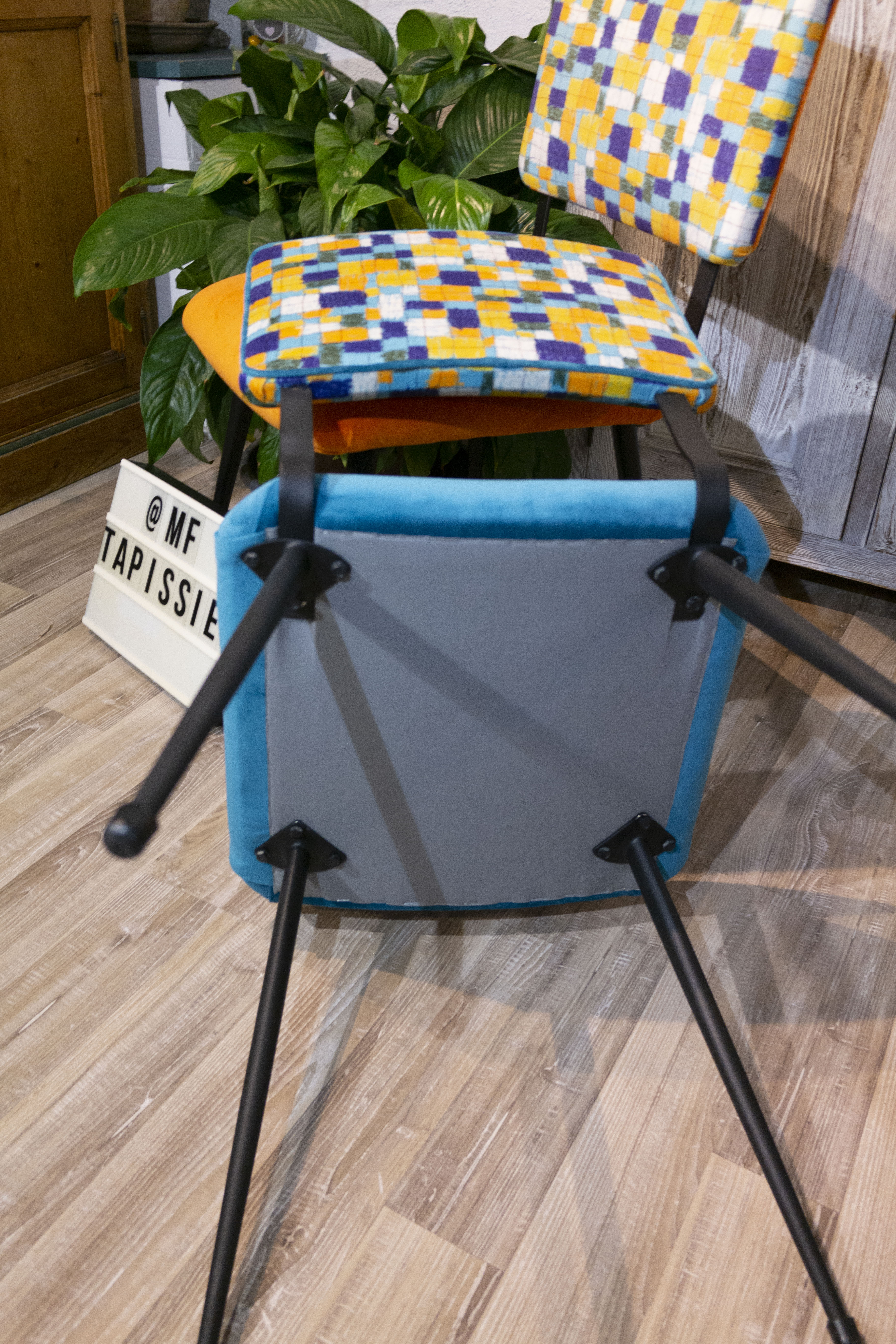 Duo chaises année 60