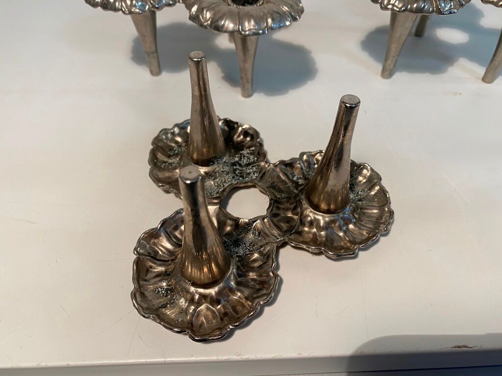 7 modular candle holders varying nagel 1970